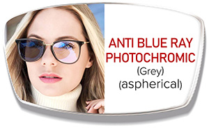 Anti Blue Light + Photochromic (Grey)
