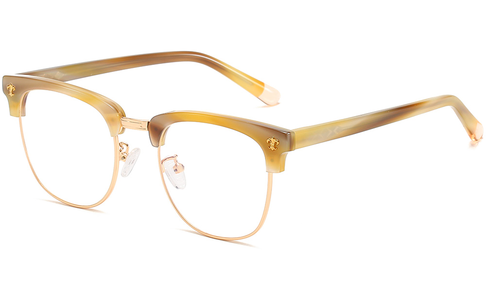 Browline acetate eyeglasses 3001