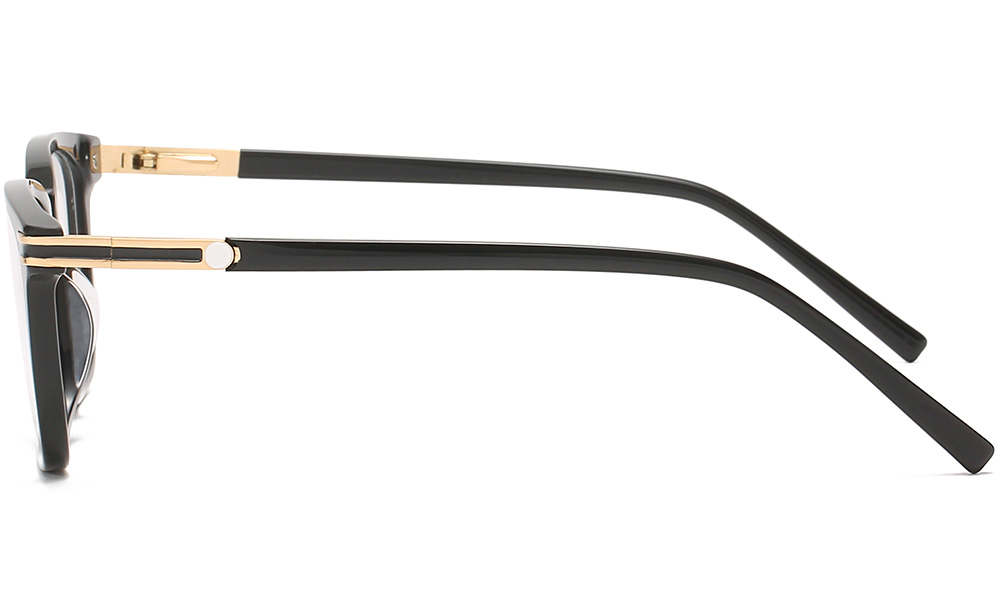 black optical eyeglasses side 1240