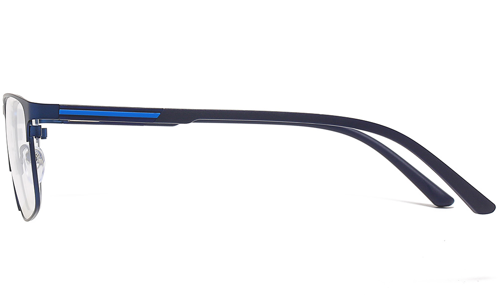 blue eyeglasses frame side HE05