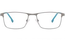 gun and green eyeglasses frame front HE02
