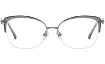 semi rimless eyeglasses front 9474