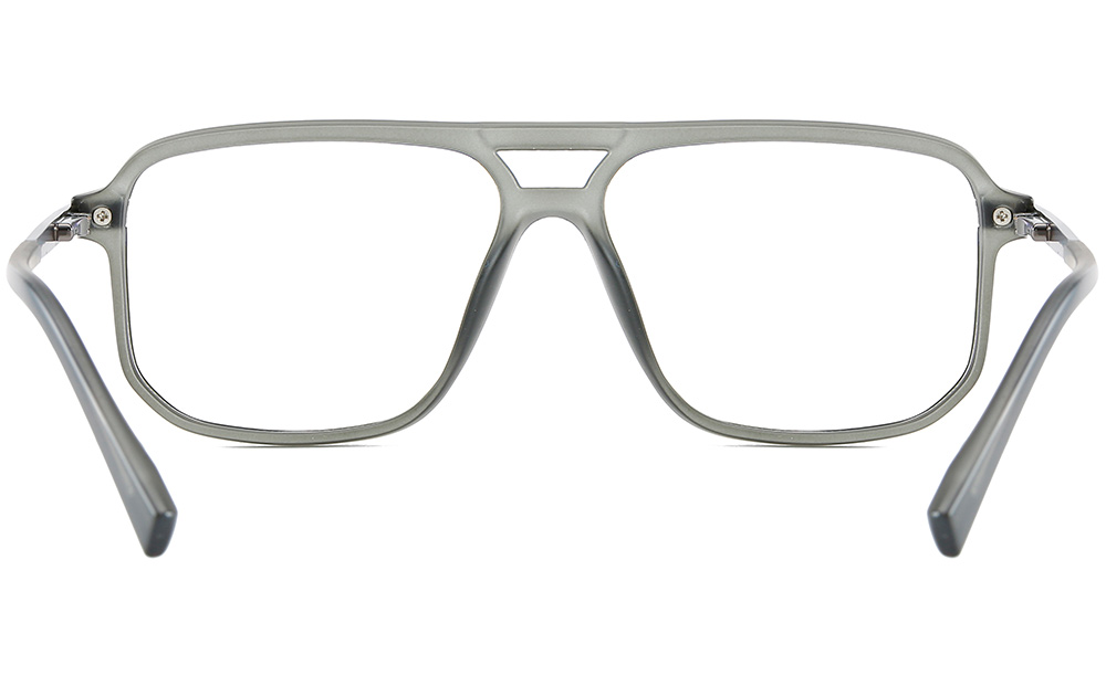 Grey optical eyeglasses frame back 95863