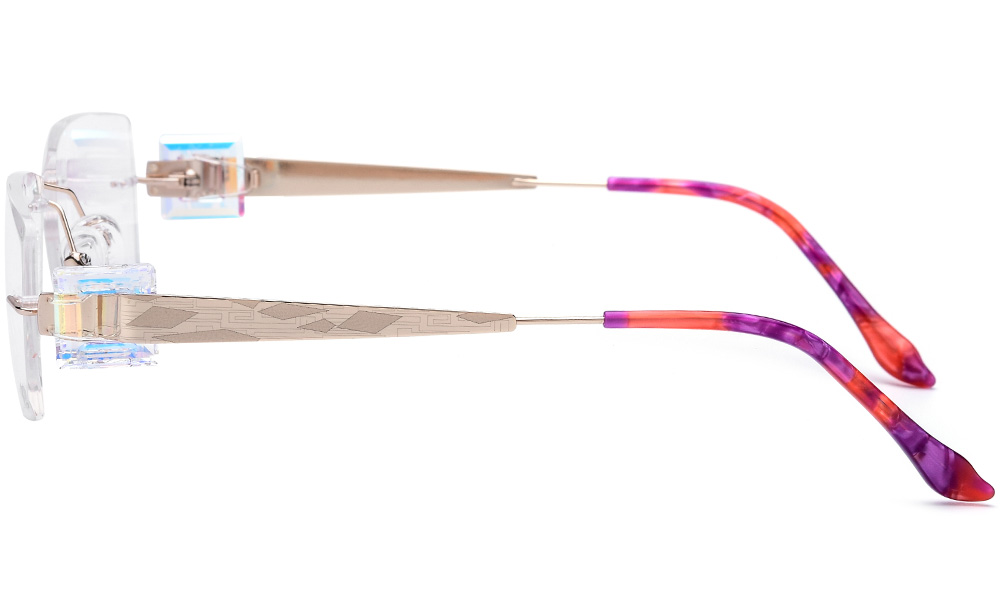 titanium-rimless-glasses-women-side-718